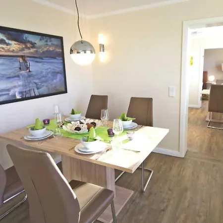 아파트 Ferienwohnung Sola Bona Mit Meerblick In 베스터란트